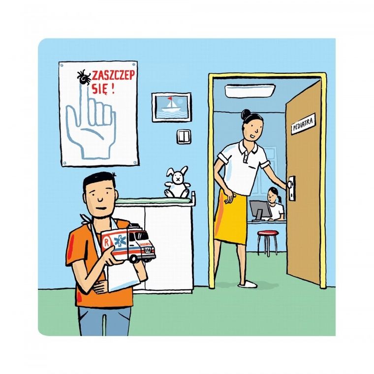 Czytaj z Albikiem. Mini książeczka. Zawody. Lekarze