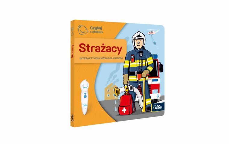 Czytaj z Albikiem. Mini książeczka. Zawody. Strażacy