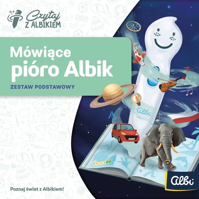 Czytaj z Albikiem. Mówiące pióro Albik 1.0
