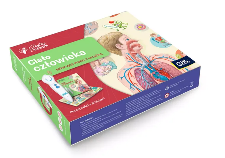 Czytaj z Albikiem. Pakiet: Mówiące pióro Albik + Ciało człowieka