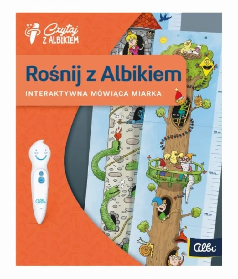 Czytaj z Albikiem. Rośnij z Albikiem. Interaktywna miarka
