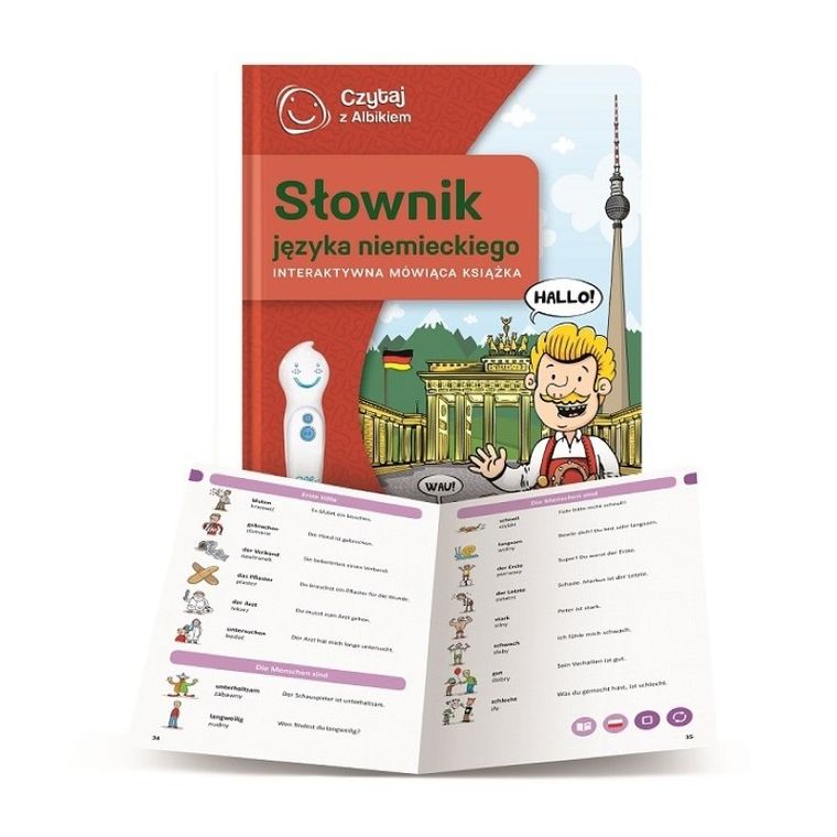 Czytaj z Albikiem. Słownik Języka Niemieckiego. Interaktywna mówiąca książka