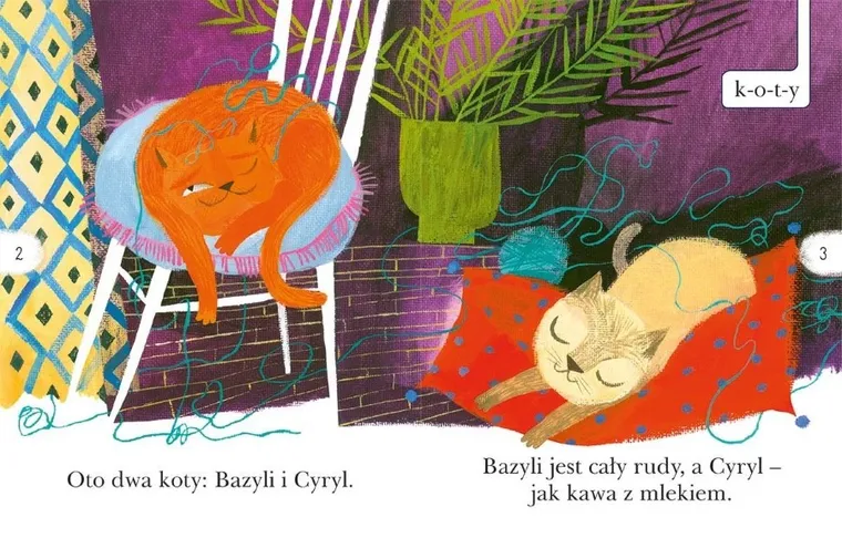 Czytam sobie. Koty i kotki. Poziom 1