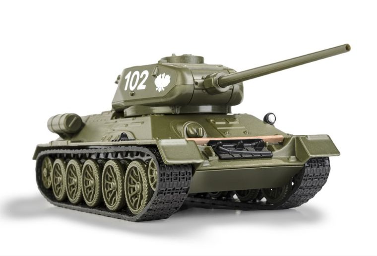 Daffi, Kolekcja Polskiej Motoryzacji, Czołg Rudy 102, pojazd, model metalowy, 1:43