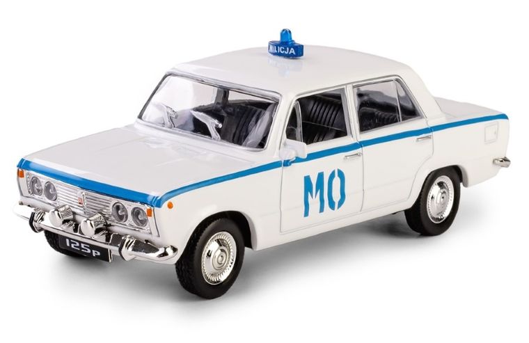 Daffi, Kolekcja Polskiej Motoryzacji, Fiat 125p MO, pojazd, model metalowy, 1:43