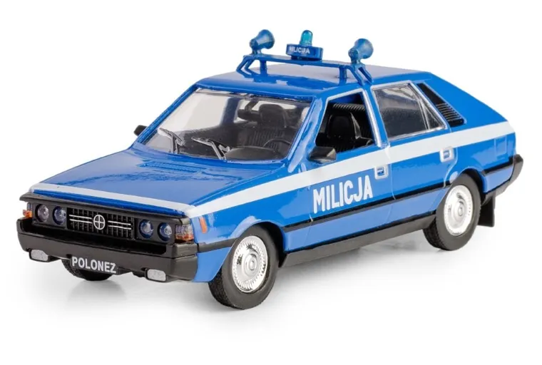 Daffi, Kolekcja Polskiej Motoryzacji, FSO Polonez Milicja, pojazd, model metalowy, 1:43