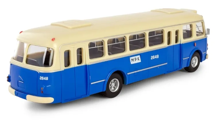 Daffi, Kolekcja Polskiej Motoryzacji, Jelcz 272 Mex, pojazd, model metalowy, 1:43, niebieski