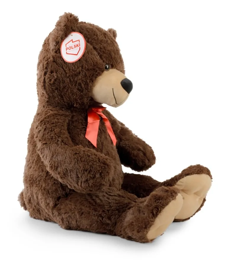 Daffi, miś, duża maskotka, ciemnobrązowy, 100 cm