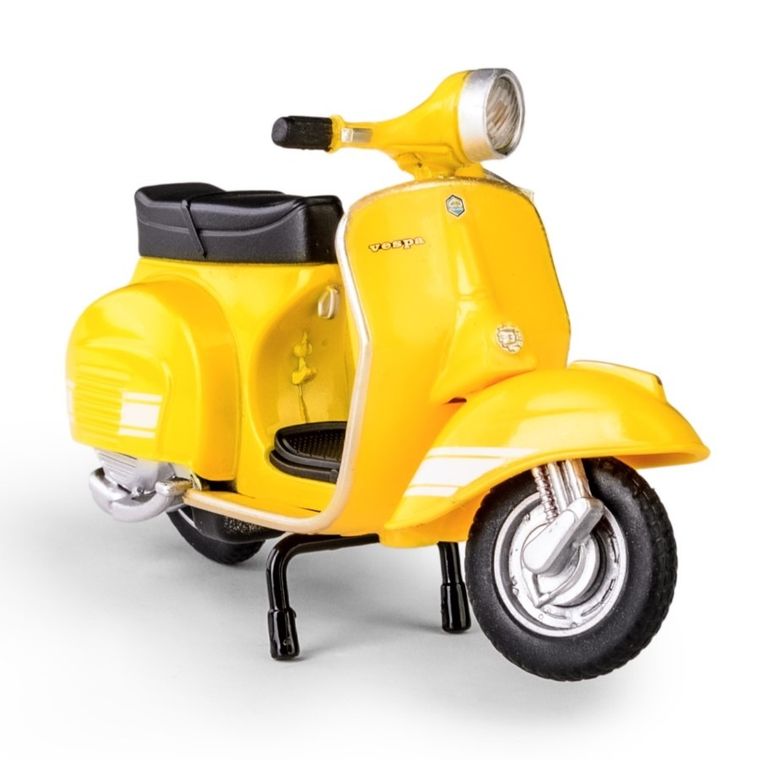 Daffi, MSZ, 1976 Vespa 200 Rally, skuter, model metalowy, żółty, 1:18
