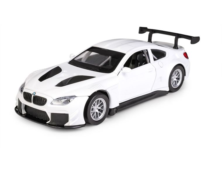 Daffi, MSZ, BMW M6 GT3, pojazd, model metalowy, biały, 1:32