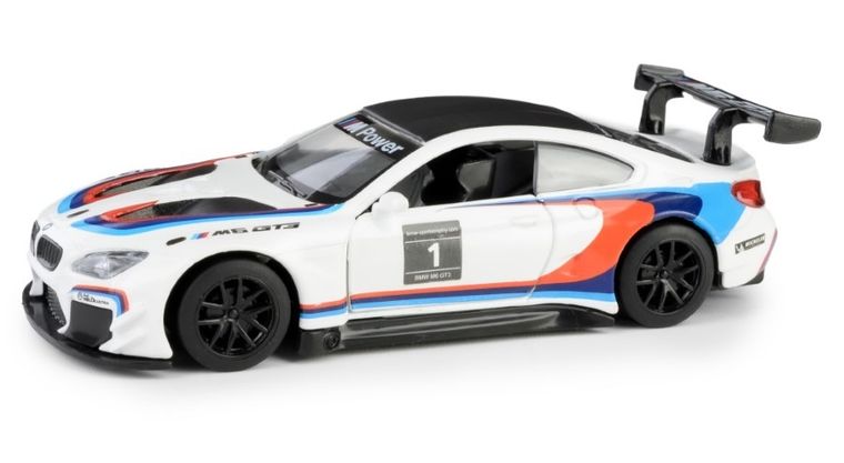Daffi, MSZ, BMW M6 GT3, pojazd, model metalowy, biały, 1:44