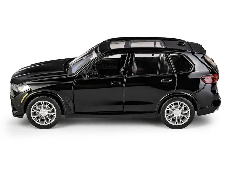 Daffi, MSZ, BMW X5M, pojazd, model metalowy, czarny, 1:32