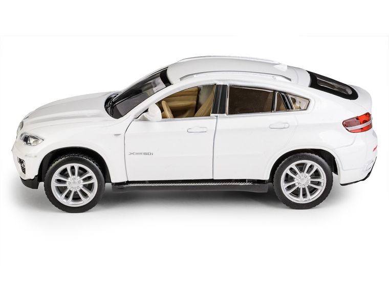 Daffi, MSZ, BMW X6, pojazd, model metalowy, biały, 1:32