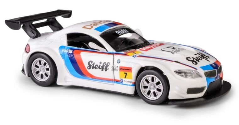 Daffi, MSZ, BMW Z4 GT3, pojazd, model metalowy, biały, 1:38