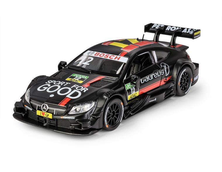 Daffi, MSZ, Mercedes-AMG C 63 DTM, pojazd, model metalowy, czarny, 1:32