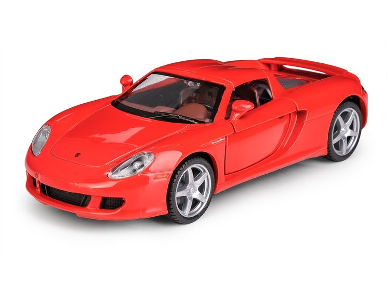 Daffi, MSZ, Porsche Carrera GT, pojazd, model metalowy, czerwony, 1:32