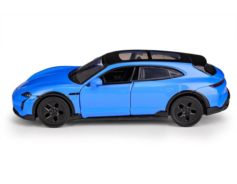 Daffi, MSZ, Porsche Taycan Turbo S Cross Turismo, pojazd, model metalowy, niebieski, 1:36