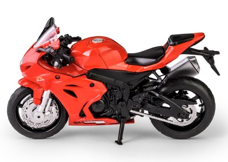 Daffi, MSZ, Suzuki GSX-R1000, pojazd, model metalowy, czerwony, 1:18