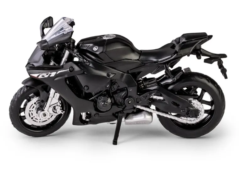 Daffi, MSZ, Yamaha YZF-R1, motocykl, model metalowy, czarny, 1:18