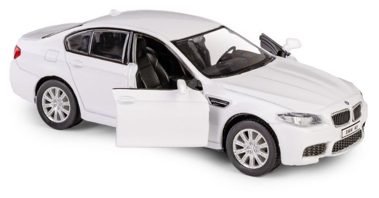 Daffi, RMZ City, BMW M5, pojazd, model metalowy, biały, 1:32