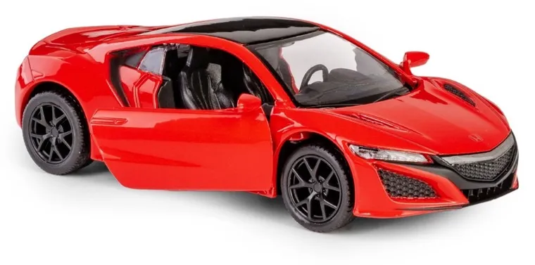 Daffi, RMZ City, Honda NSX 2017, pojazd, model metalowy, czerwony, 1:32