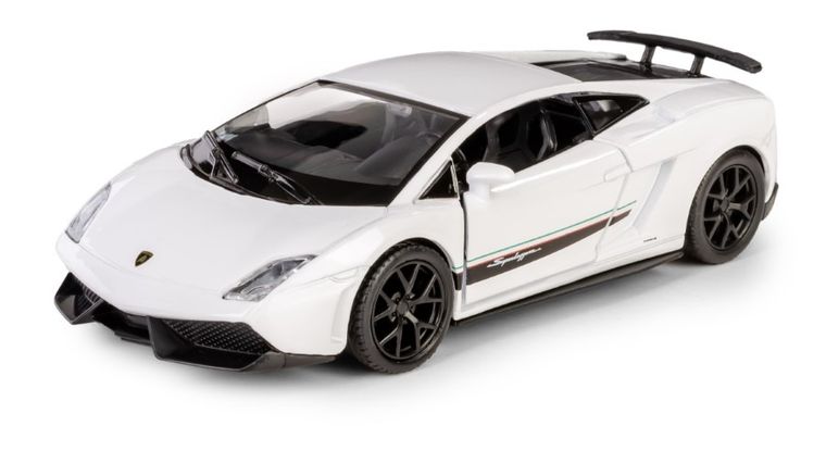Daffi, RMZ City, Lamborghini LP570-4 Gallardo, pojazd, model metalowy, biały, 1:36