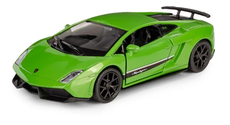 Daffi, RMZ City, Lamborghini LP570-4 Gallardo, pojazd, model metalowy, zielony, 1:36