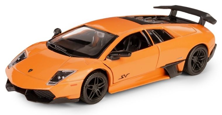 Daffi, RMZ City, Lamborghini LP670-4 Murcielago, pojazd, model metalowy, pomarańczowy, 1:32
