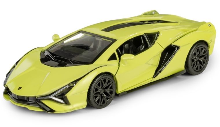 Daffi, RMZ City, Lamborghini Sian Zielony, pojazd, model metalowy, 1:32