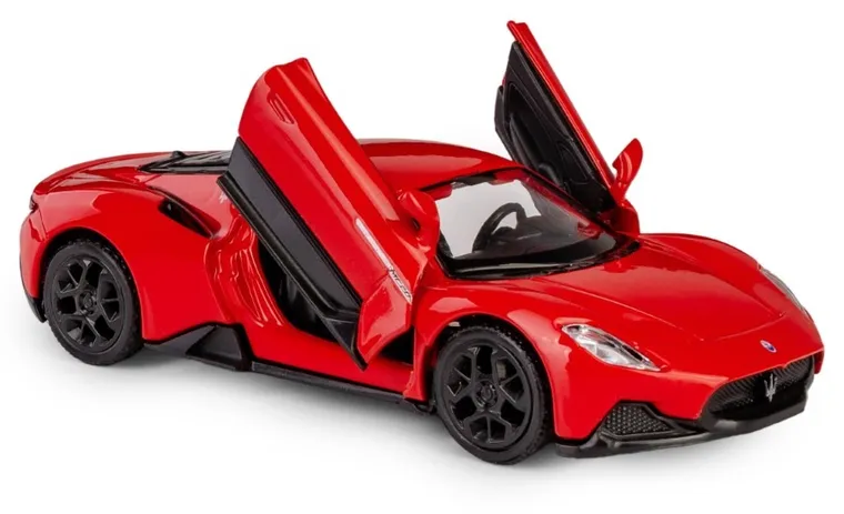 Daffi, RMZ City, Maserati MC20, pojazd, model metalowy, czerwony, 1:32