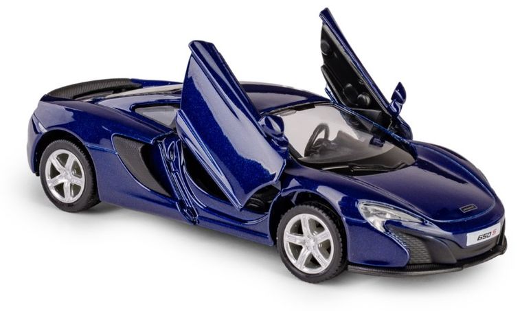 Daffi, RMZ City, McLaren 650S, pojazd, model metalowy, niebieski