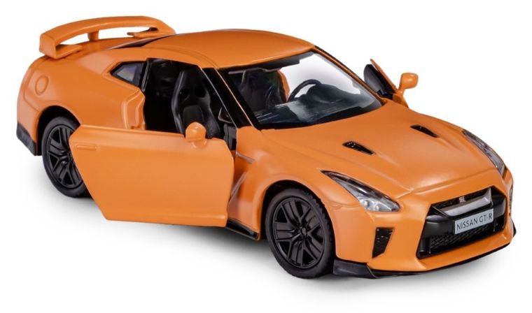 Daffi, RMZ City, Nissan GT-R, R35, Matte Orange, pojazd, model metalowy, 1:32