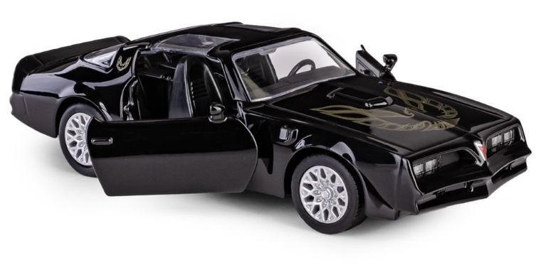 Daffi, RMZ City, Pontiac Firebird 1978, pojazd, model metalowy, czarny, 1:32