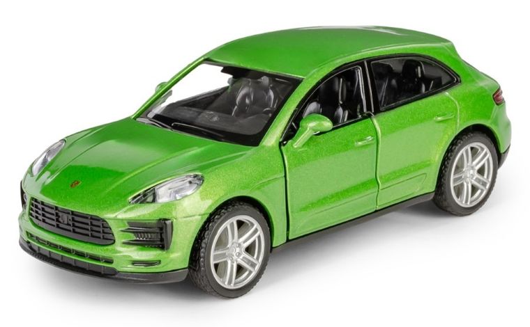 Daffi, RMZ City, Porsche Macan S, pojazd, model metalowy, zielony, 1:32