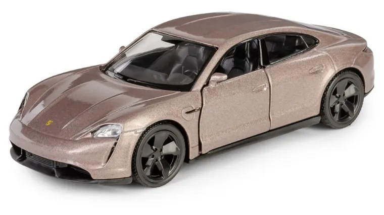 Daffi, RMZ City, Porsche Taycan Turbo S 2020, pojazd, model metalowy, różowy, 1:40