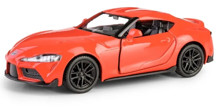Daffi, RMZ City, Toyota Supra 2020, pojazd, model metalowy, czerwony, 1:36