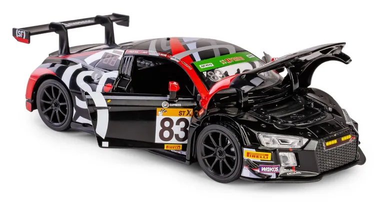 Daffi, RMZ Hobby, Audi R8 2015 SFExp H-109, pojazd, interaktywny model metalowy, 1:32