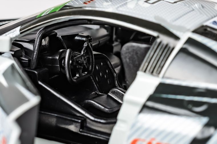 Daffi, RMZ Hobby, Audi R8 LMS GT3 2018 #81, pojazd, interaktywny model metalowy, 1:32