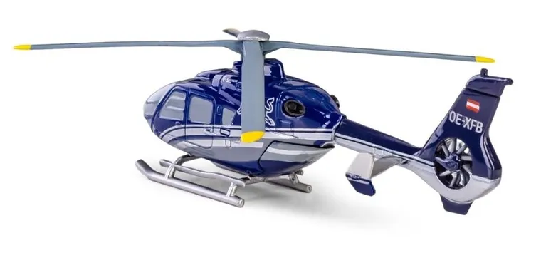 Daffi, The Flying Bulls, Airbus EC135, helikopter, model metalowy, 1:100