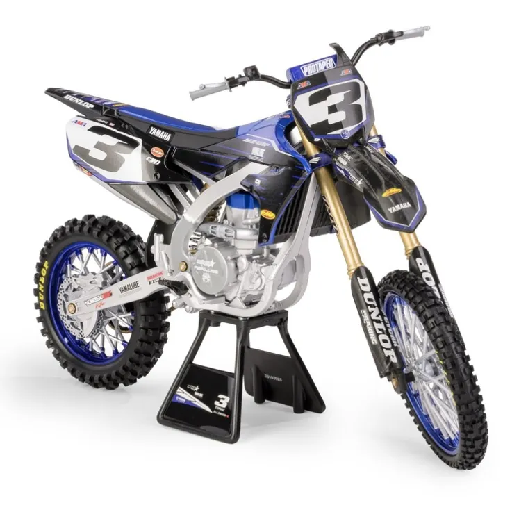 Daffi, Yamaha YZ450F Star Racing Team Bike 2022 Rider: Eli Tomac No.3, motocykl, model metalowy, 1:6