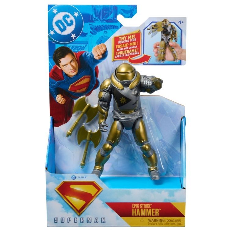 DC Comics, Superman, Epic Strike, Hammer, figurka akcji, 15 cm