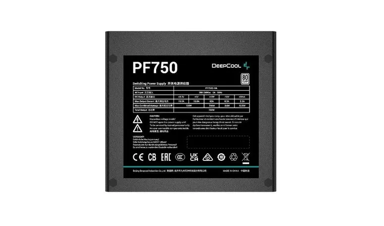 Deepcool, zasilacz, Pf750, 750W, 80+, standard