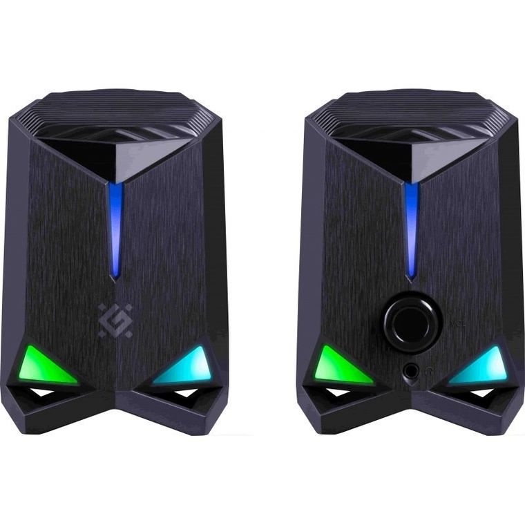 Defender, głośniki komputerowe, ROCKET 2.0 6W, LED, USB, czarne, 65094