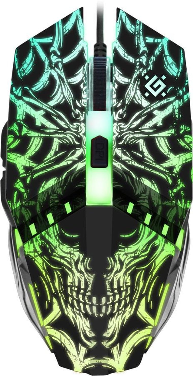 Defender, Prototype, mysz przewodowa, Gm-670l, Optic 800/1200/1600/2400 Dpi, 6p, 52670