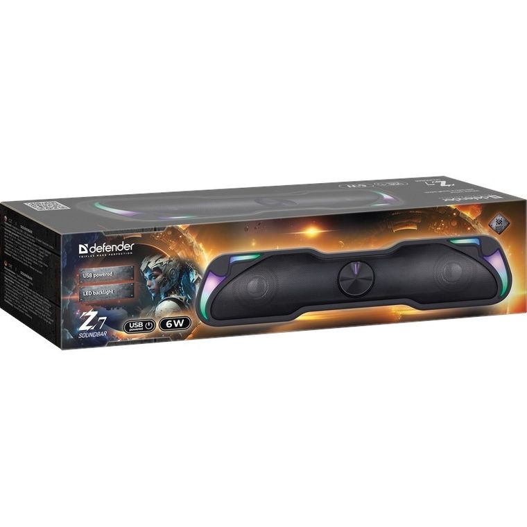 Defender, Soundbar Z7, głośnik, 6W LED USB