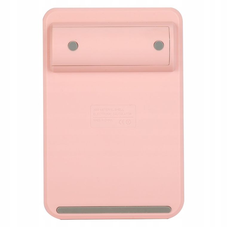 Deli, kalkulator biurowy, różowy