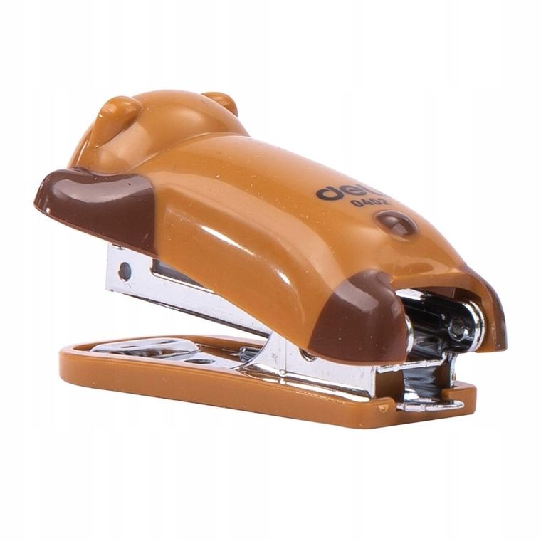 Deli, zszywacz, brązowy miś, 15 kartek