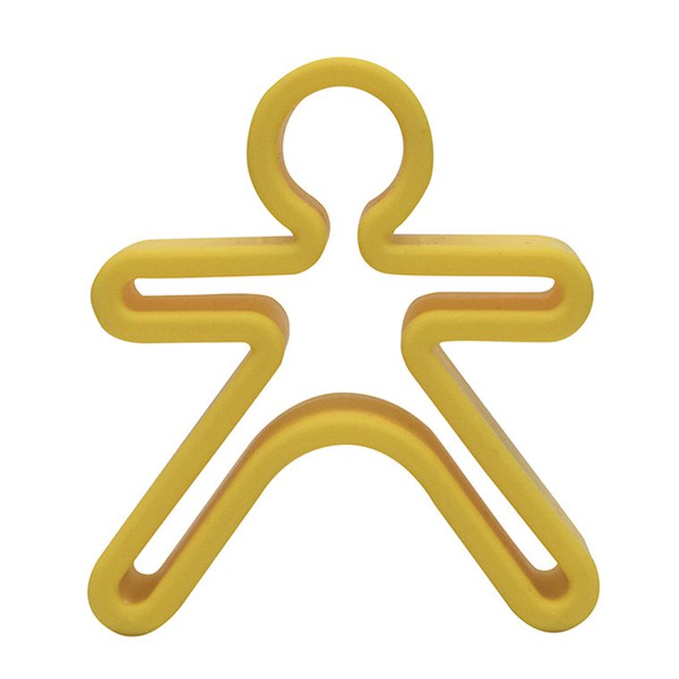 Dena, 6 ludzików, 6 domków, zestaw klocków silikonowych