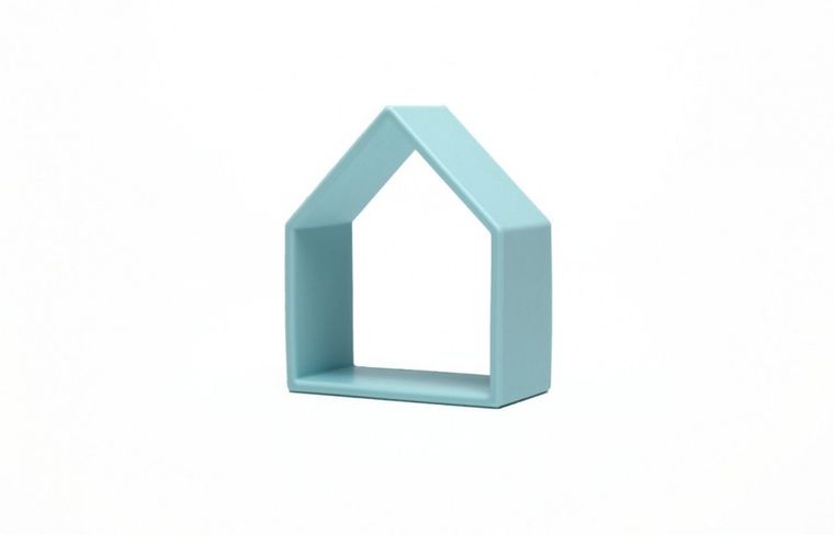 Dena, 6 ludzików, 6 domków, zestaw klocków silikonowych