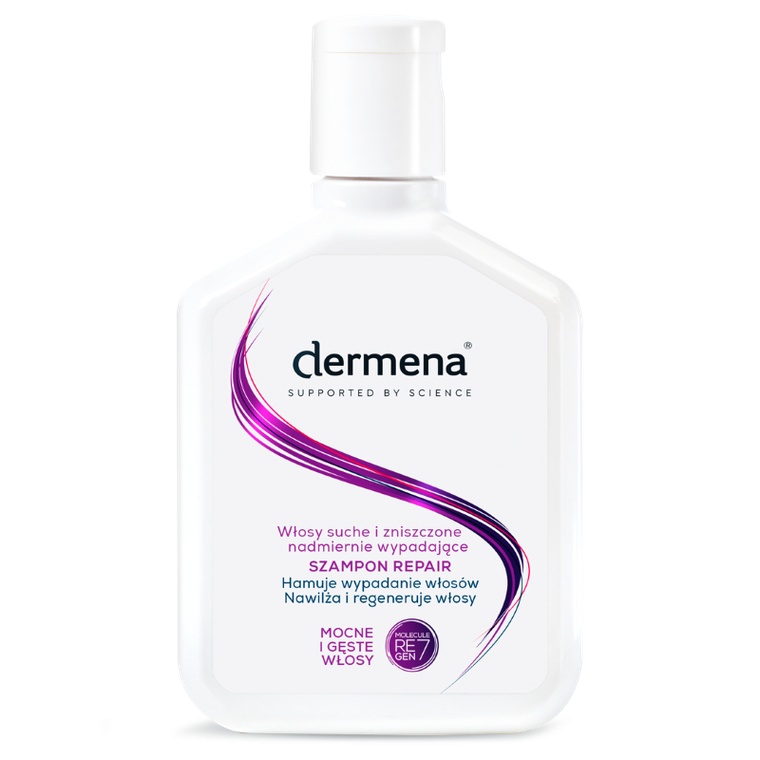 Dermena, Hair Care, Repair, szampon odbudowujący, hamujący wypadanie włosów, 200 ml
